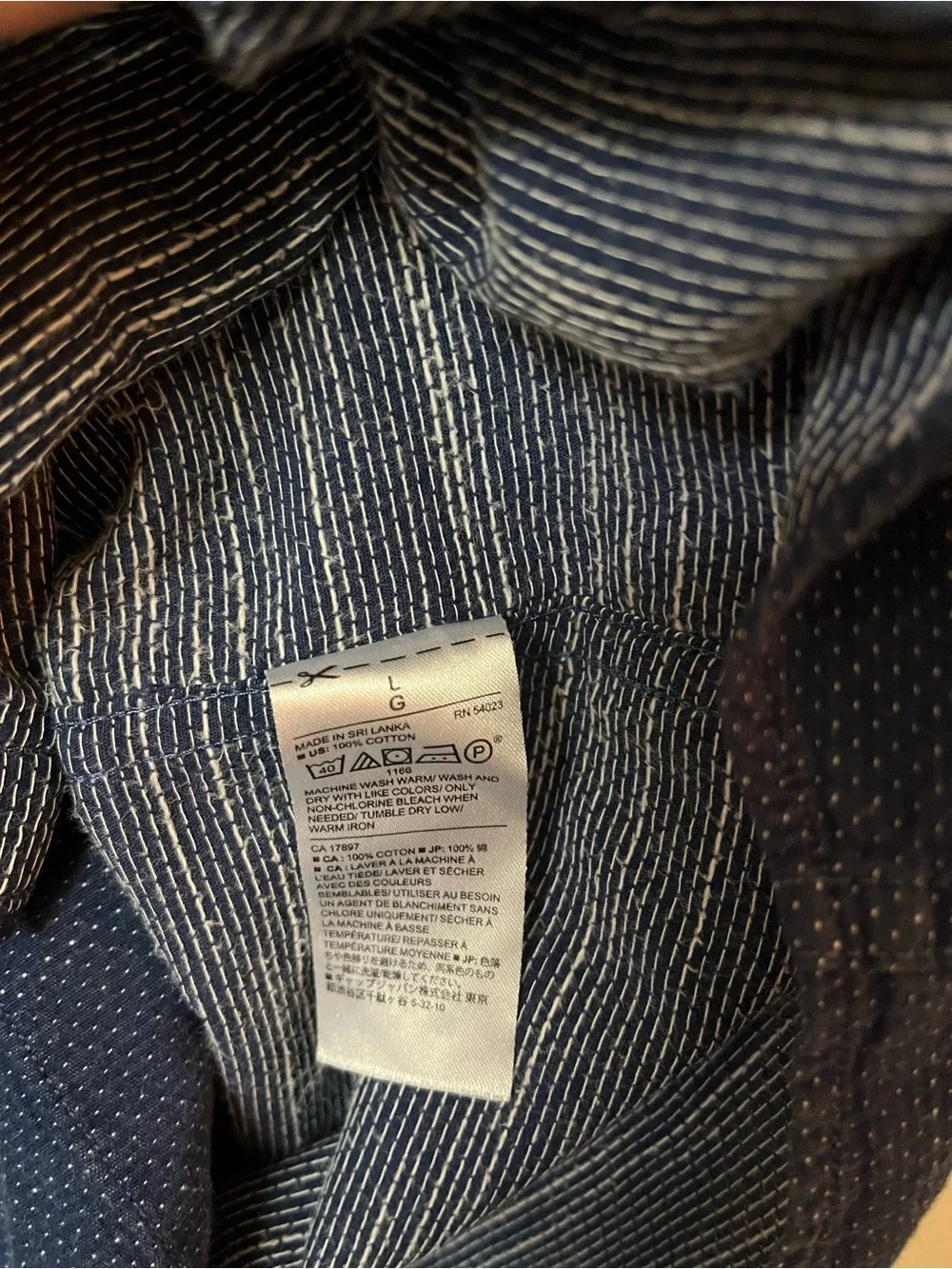 Banana Republic Button Down Long Sleeve Shirt Blue Men’s Large